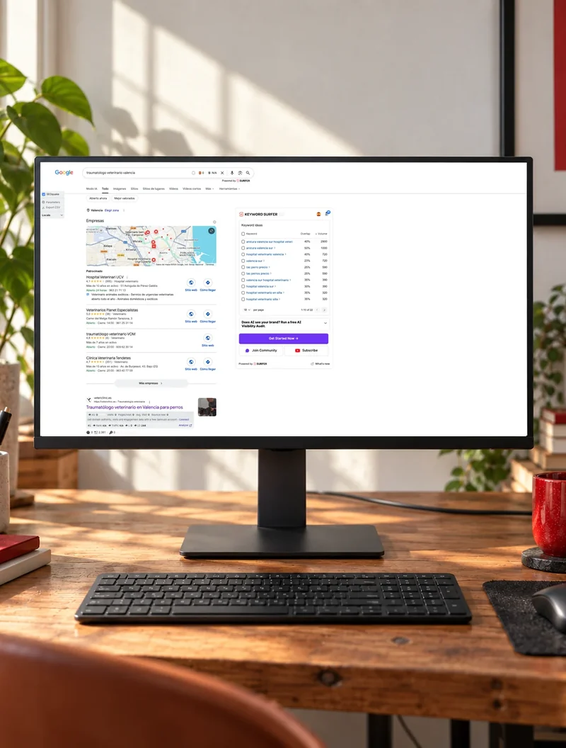 Posicionamiento SEO y GEO para las IA en Valencia